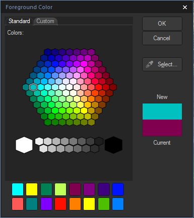 Using the Color Dialog Box