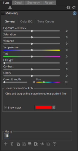 Using the Gradient Tool